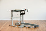 Rebel Desk Chair Black - Adjusts From Sitting Desk to Standing Desk Height